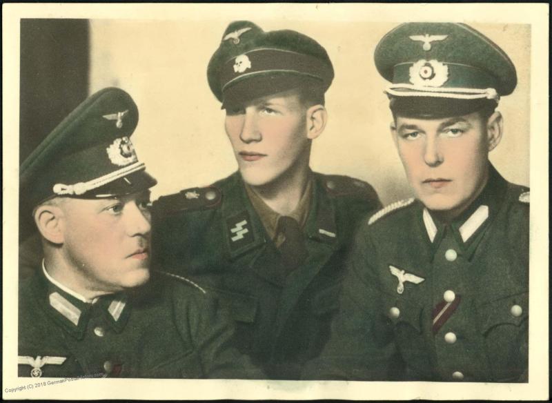 3rd Reich Waffen SS Totenkopf Volunteers Lithuania Original Uniform 5x7 Ph 38277