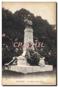 Postcard Old Chartres Statue Noel Ballay