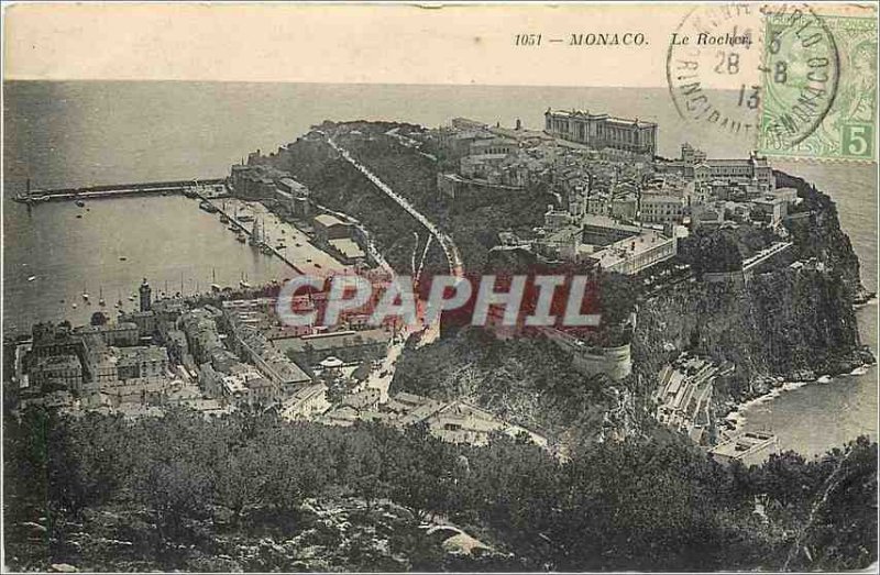 Old Postcard MONACO - The Roher