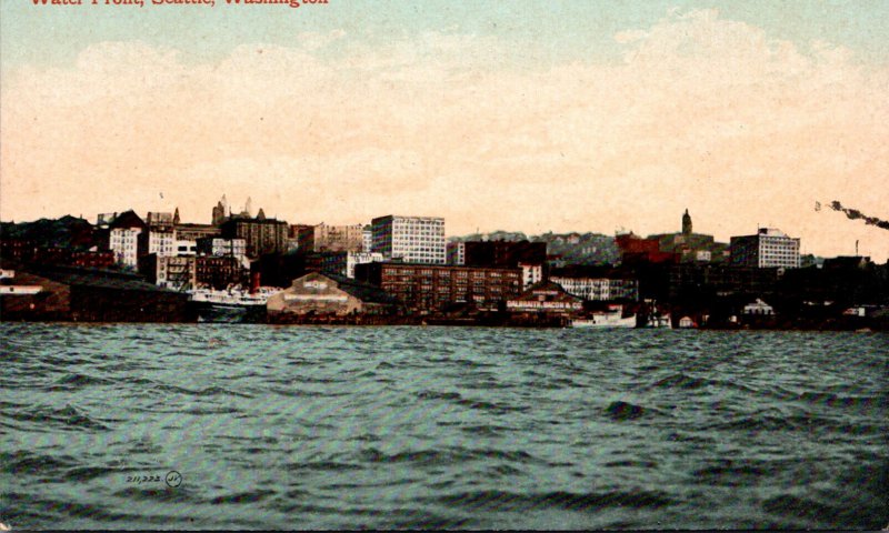 Washington Seattle Water Front Scene