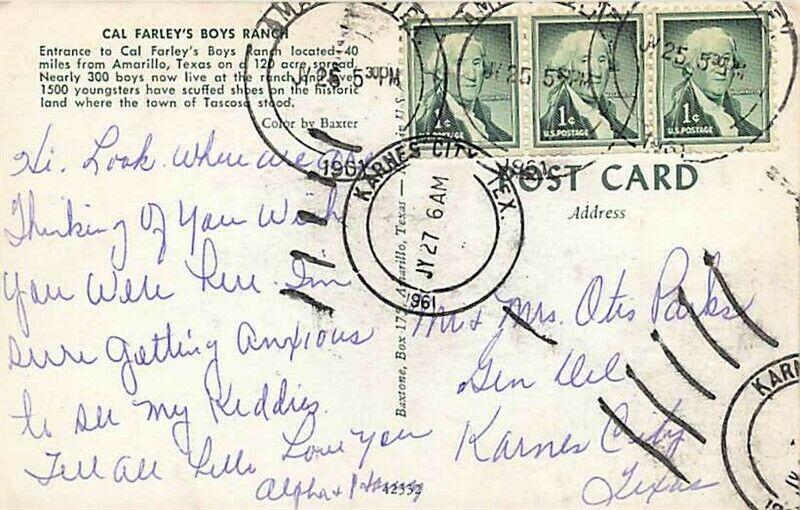 TX, Amarillo, Texas, Cal Farley's Boys Ranch, Baxton