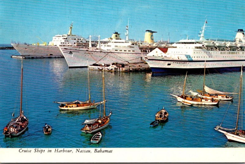 Bahamas Nassau Cruise Ships In The Harbour