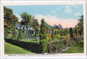 Gardens of Inniscarra,  Chauncey Olcott, Saratoga Springs NY