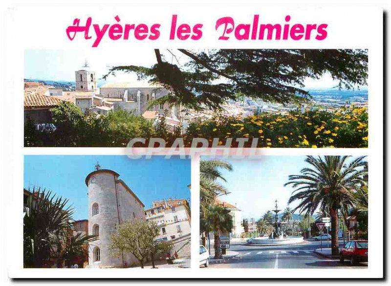 Modern Postcard Souvenir of Hyeres les Palmiers