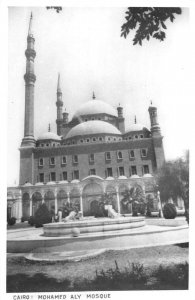Cairo Egypt Africa Mohamed Aly Mosque Real Photo Vintage Postcard AA46898