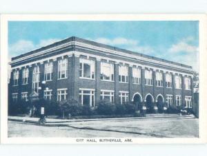 1940's CITY HALL Blytheville Arkansas AR E5508