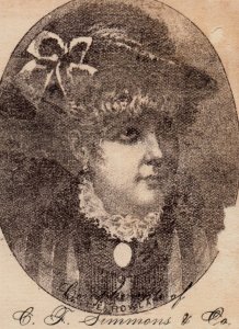 1880s Dr. M.A. Simmons Liver Medicine Rowland Actress Quack Medicine F152