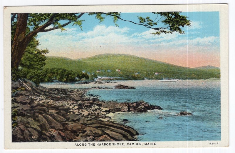 Camden, Maine, Along The Harbor Shore