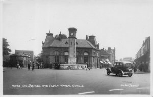 Billiard Hall at Goole Square Advertising Sign Yorkshire Old Postcard