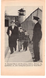 Rosenburg Children Leaving Prison, Rally, Demonstartion Vintage Magazibe Article