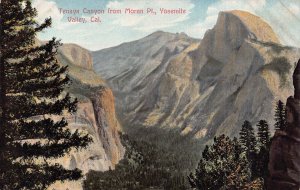 YOSEMITE VALLEY CALIFORNIA~TENAYA CANYON FROM MORAN POINT~NEWMAN Y-31 POSTCARD