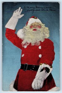 Christmas Santa Claus Hollywood Boulevard Presents Breath Taking Sight Postcard