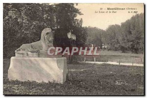 Postcard Old montelimar drome lion and rat