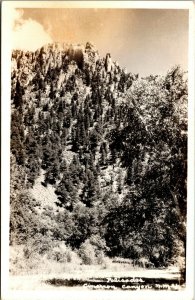 Vtg New Mexico NM Palisades Cimarron Canyon National Park RPPC Postcard