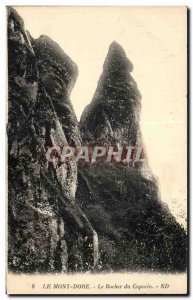 Old Postcard Mount gilds the rock of the Capuchin