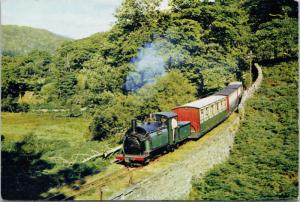 Festiniog Railway Wales UK Train Unused Vintage Postcard D56