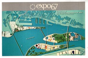 Master Plan, Map, Montreal Canada, Expo 67,