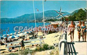 Modern Postcard The COte d'Azur Mandelieu Beach overlooking the Esterel