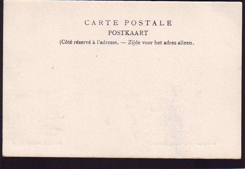 P1561 old unused postcard waterloo charging with horses french/belgium/