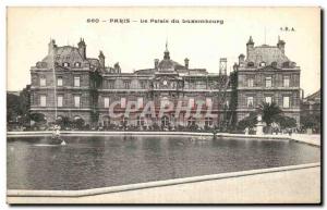 Paris - 6 - The Palace of Luxembourg - Old Postcard