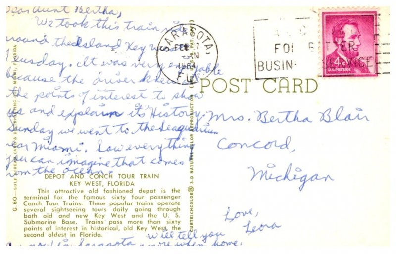 Florida  Key West , Depot and Conch Tour Train