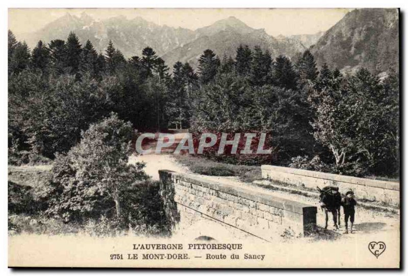 Puy de Dome- Mount Dore- Route du Sancy-ane - Old Postcard