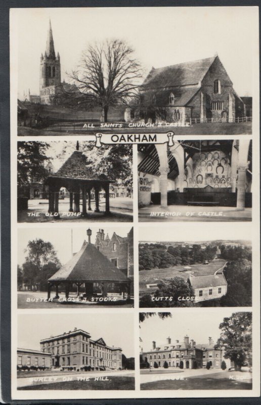 Rutland Postcard - Views of Oakham     RS13091