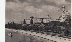 BF15974 view of the kremlin fom the moskovere moscow russia front/back image