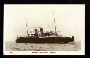 f1493 - Southern Railway Ferry - St Briac - postcard