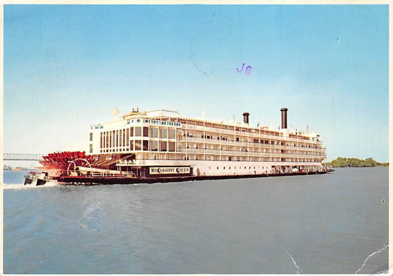 Mississippi Queen Ferry Boats Ship 1980 