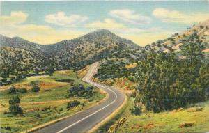 Albuquerque New Mexico Highway US 66 Sandia Southwest Teich Postcard 928