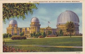 Wisconsin Lake Geneva Yerkes Observatory Williams Bay Curteich