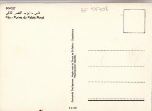 BF17708 fes portes du palais royal morocco front/back image