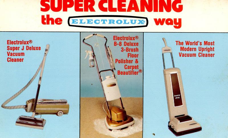 Advertisement - Electrolux Vacuum, Polisher, Carpet Cleaner