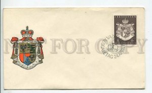 448106 Liechtenstein 1969 year FDC coats of arms