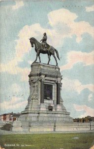 c.'11, Civil War, Confederate Robt E Lee Monument, Richmond, VA,Old Postcard