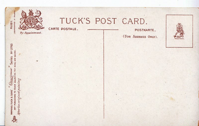 People Postcard - Ruby - Raphael Tuck & Sons  V369