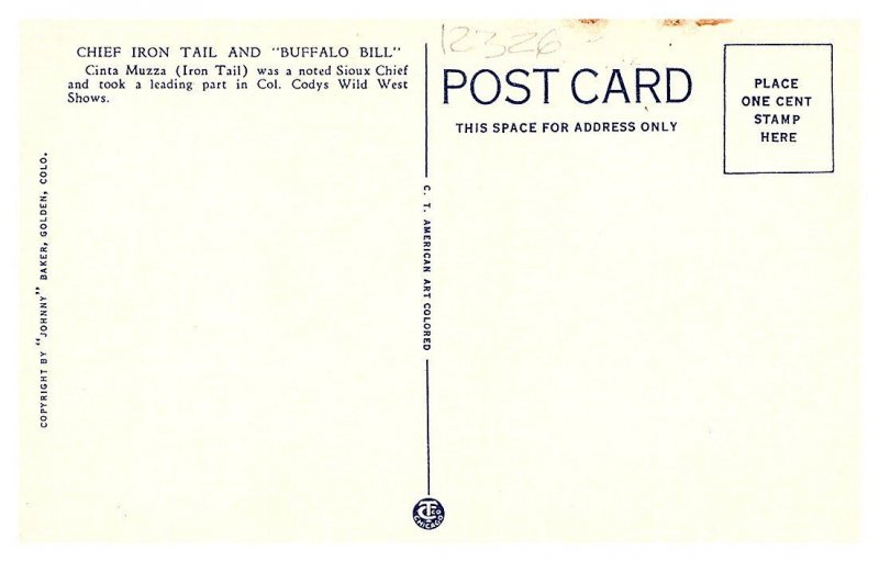 Chief Iron Tail and Buffalo Bill