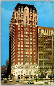 Vtg Chicago Illinois IL Blackstone Hotel 1950s View Postcard