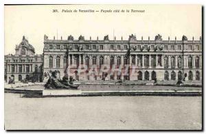 CPA Palais de Versailles Facade cote de la Terrasse 