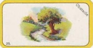 Carreras Vintage Cigarette Card Greyhound Racing No 25 Obstacle  1926