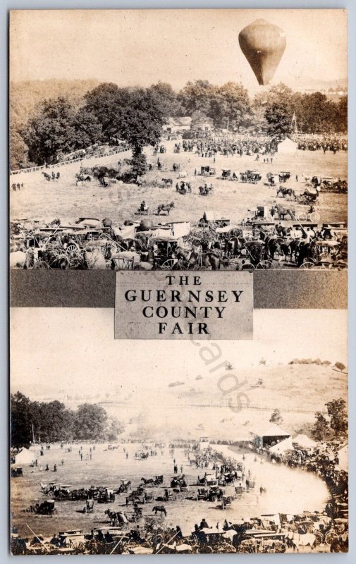 K30/ Old Washington Cambridge Ohio RPPC Postcard c1910 Guernsey County Fair 481