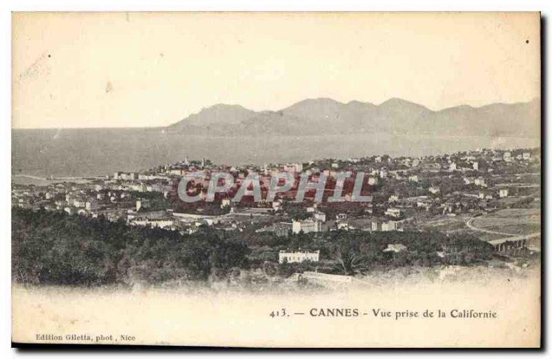 Postcard Old Cannes shooting California