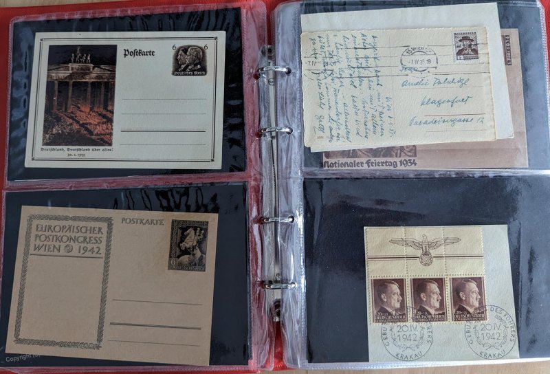 3rd Reich Germany Propaganda 64 Card Lot Group Collection 110454