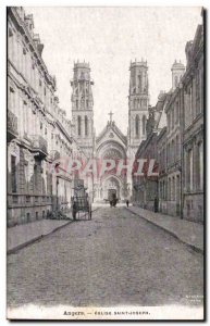 Angers Old Postcard Church of Saint Joseph