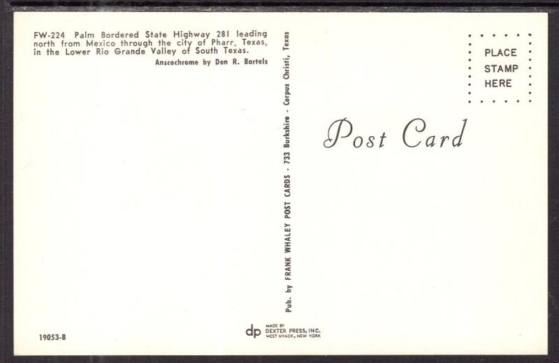 Palm Bordered State Highway 281,TX