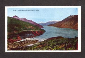 AK Lynn Canal Skagway Alaska Postcard