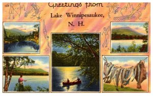 Greetings from Lake Winnipesaukee New Hampshire   , Multi-view
