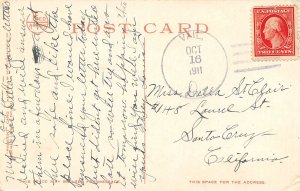 El Paso Street South El Paso Texas 1911 Fred Harvey postcard