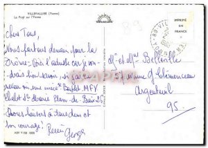 Postcard Modern Villevallier The Bridge On the & # 39Yonne